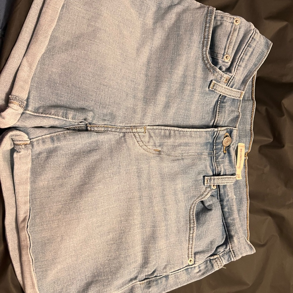 Levi's Light Blue Jean Shorts for Women